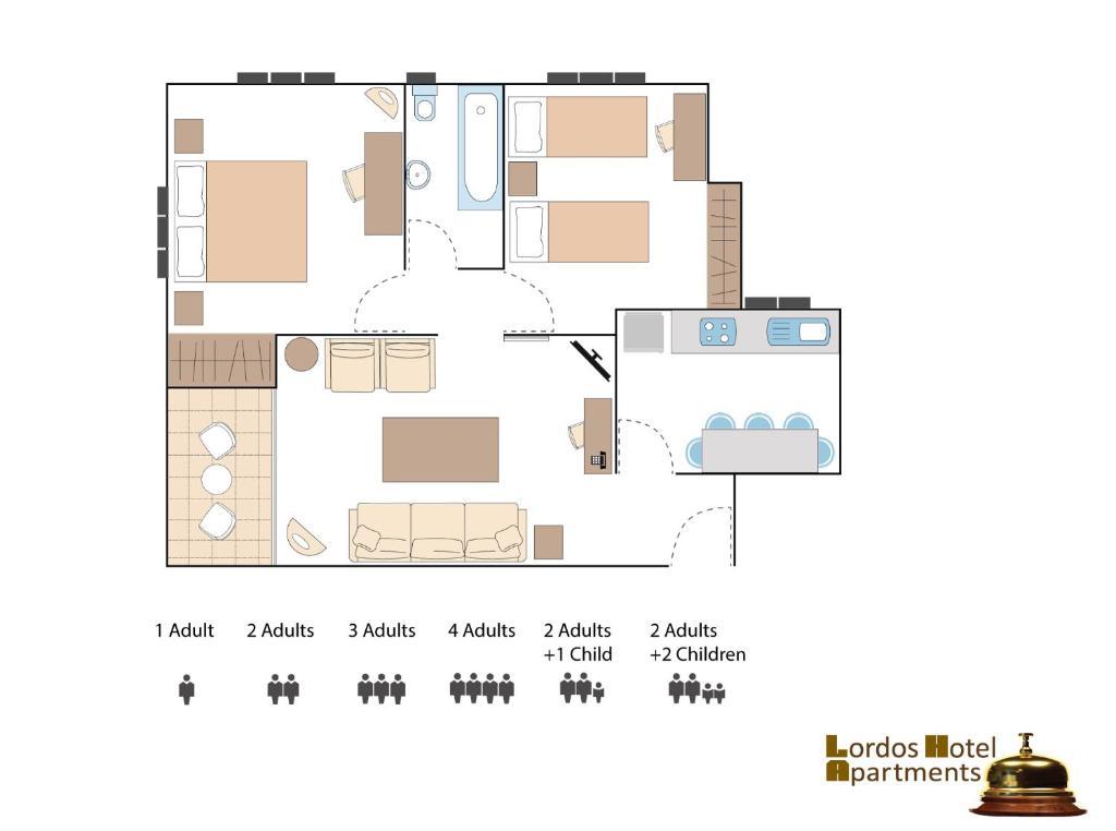 Lordos Hotel Apartments Nikosia Ruang foto